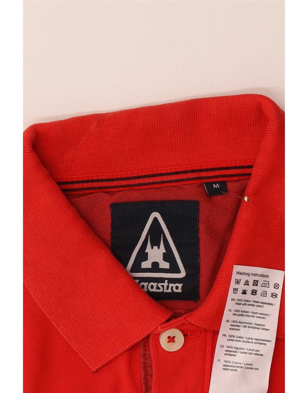 Polo da uomo Gaastra in cotone rosso medio