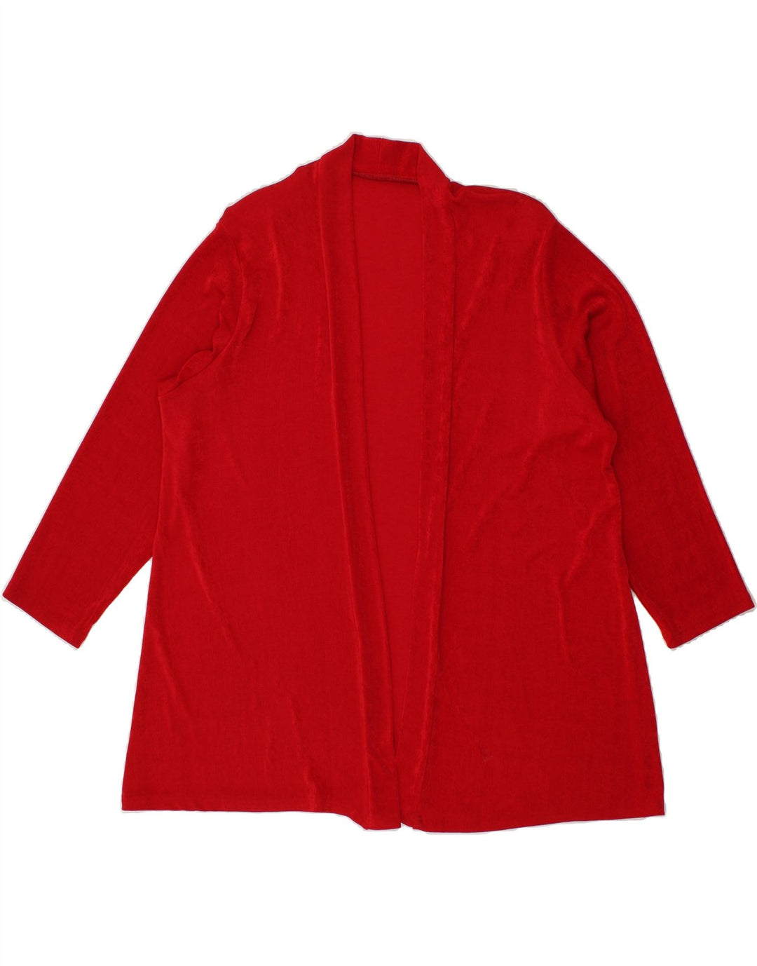 VINTAGE Womens Cardigan Sweater UK 18 XL Red Polyester Vintage Vintage and Second-Hand Vintage from Messina Hembry 