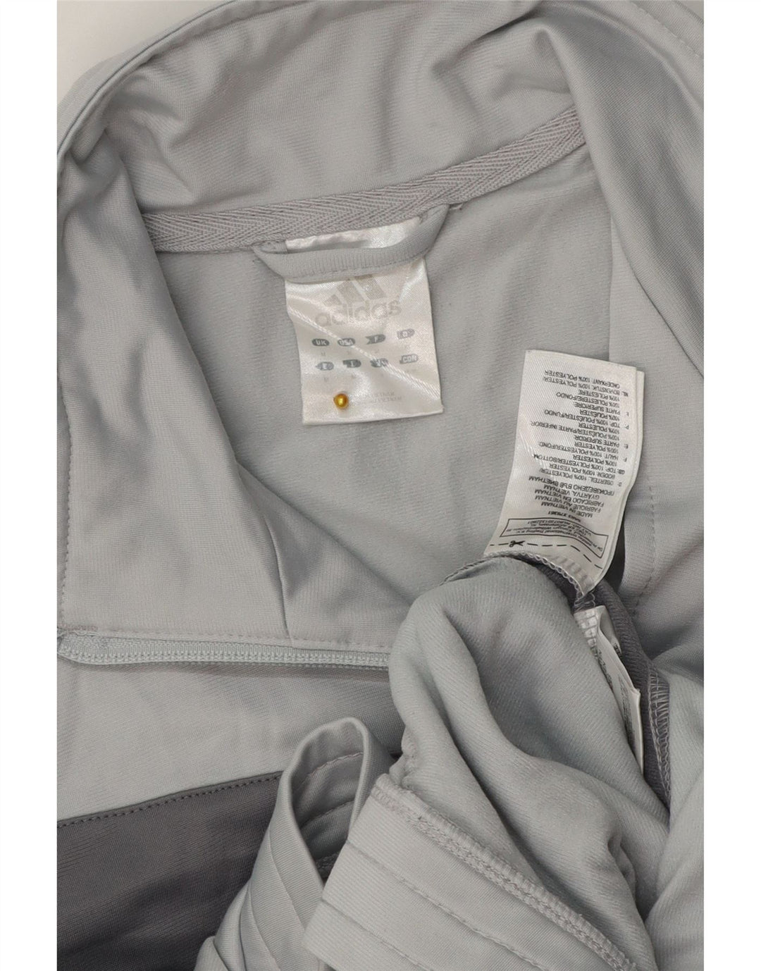 ADIDAS Mens Tracksuit Top Jacket Medium Blue Colourblock Polyester