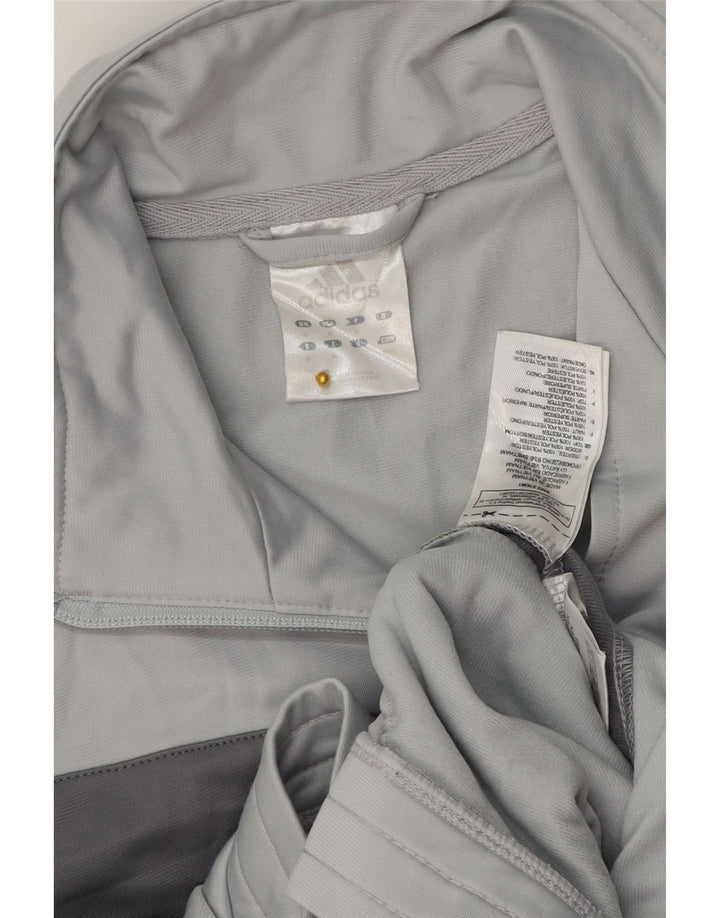 ADIDAS Mens Tracksuit Top Jacket Medium Blue Colourblock Polyester