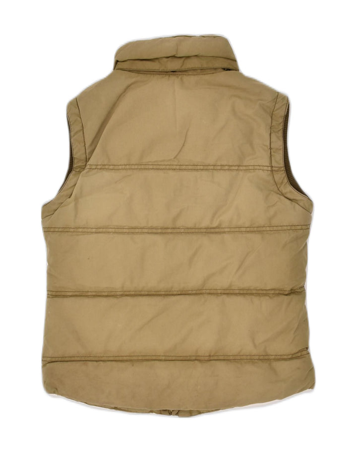 JACK WILLS Womens Padded Gilet UK 8 Small Khaki Cotton | Vintage Jack Wills | Thrift | Second-Hand Jack Wills | Used Clothing | Messina Hembry 