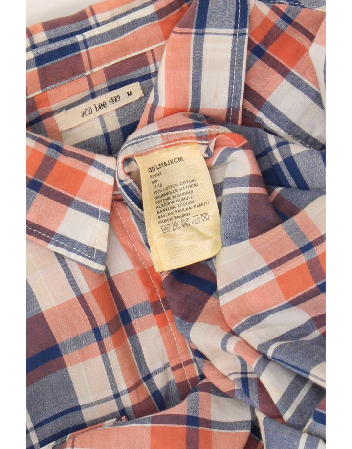 Lee Womens Shirt UK 14 Medium Mehrfarbig kariert Baumwolle