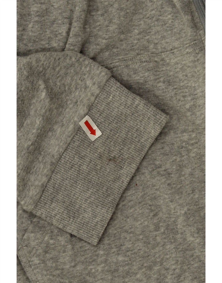 Calvin Klein Mens Zip Hoodie Sweater Medium Grey Cotton
