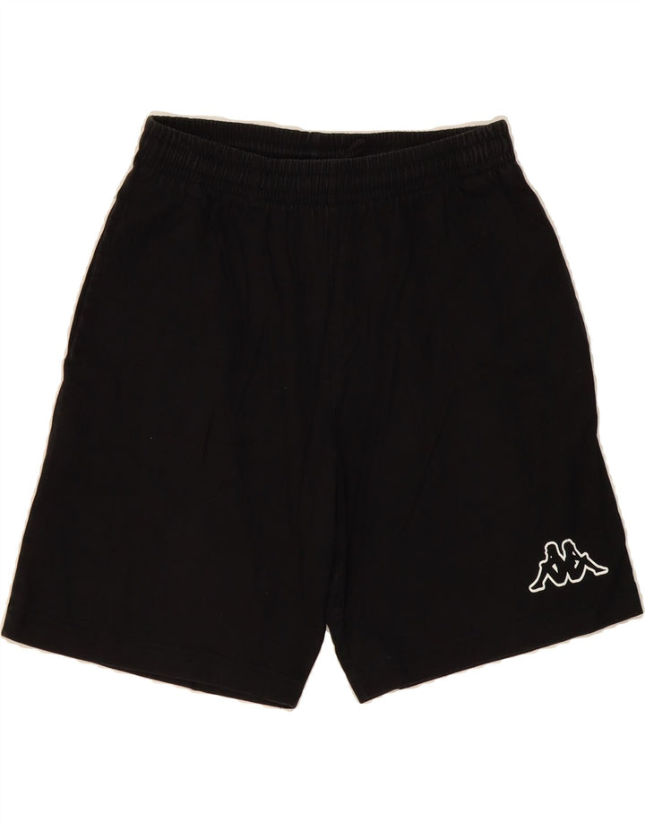 KAPPA Mens Sport Shorts Medium  Black Cotton Vintage Kappa and Second-Hand Kappa from Messina Hembry 