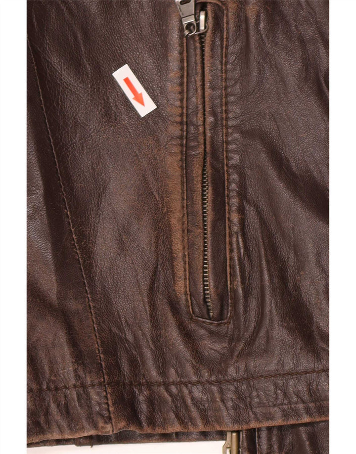 U Extenso muškoj kožnoj jakni UK 40 Large Brown