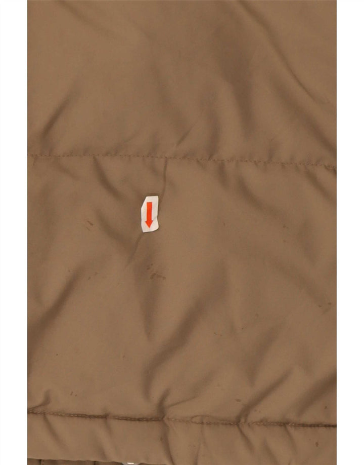 Ellesse Herre polstret jakke UK 40 Large Beige Polyester