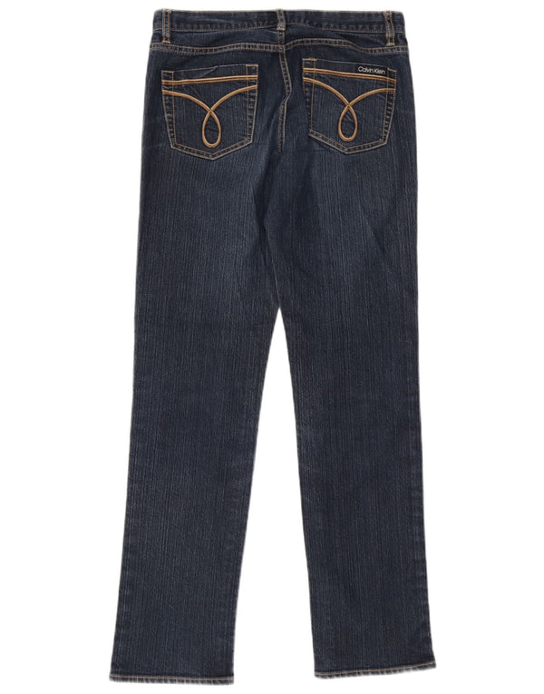 Calvin Klein Womens Skinny Jeans US 6 Medium W28 L31 Navy Blue Cotton