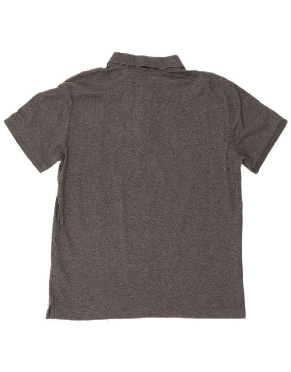 Polo Ralph Lauren Mens Slim Fit Polo Shirt Large Grey Cotton