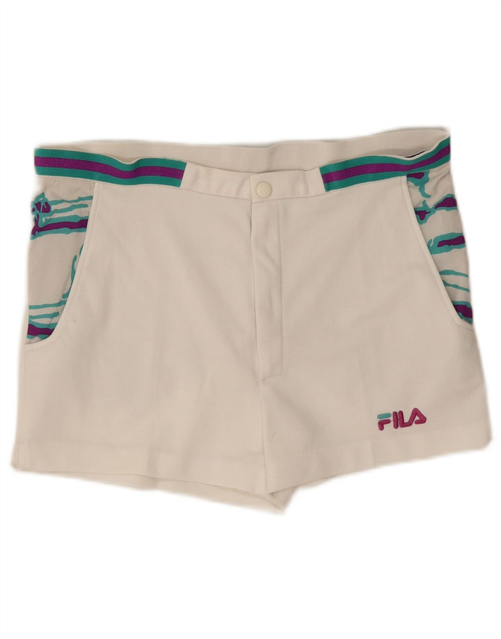 Fila Herre Chino Shorts IT 48 Medium W33 Hvidstribet