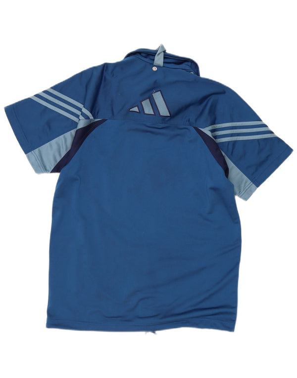 Adidas drenge grafisk træningsdragt topjakke 15-16 år Blue Colourblock