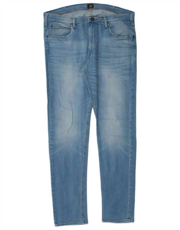 LEE Mens Luke Slim Jeans W36 L34 Blue Cotton