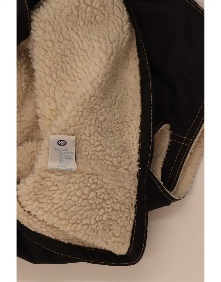 C&A Boys Sherpa Gilet 11-12 Years Black Nylon