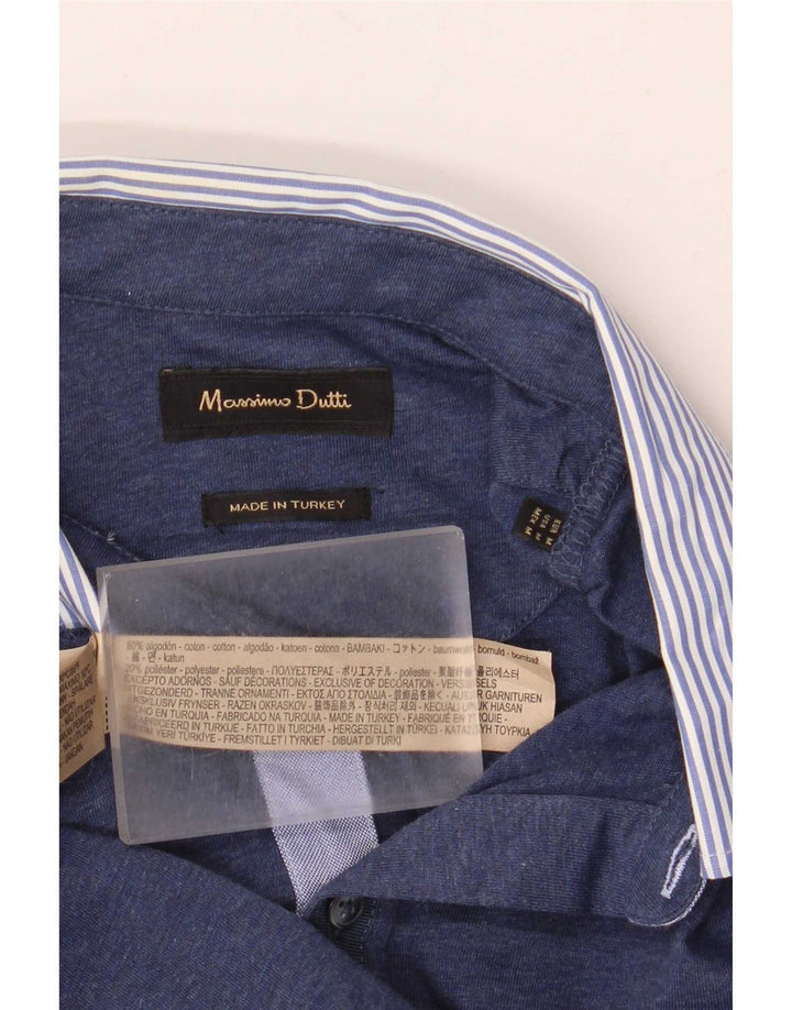 Massimo Dutti Polo Rugby Homme Bleu Marine Moyen Colourblock