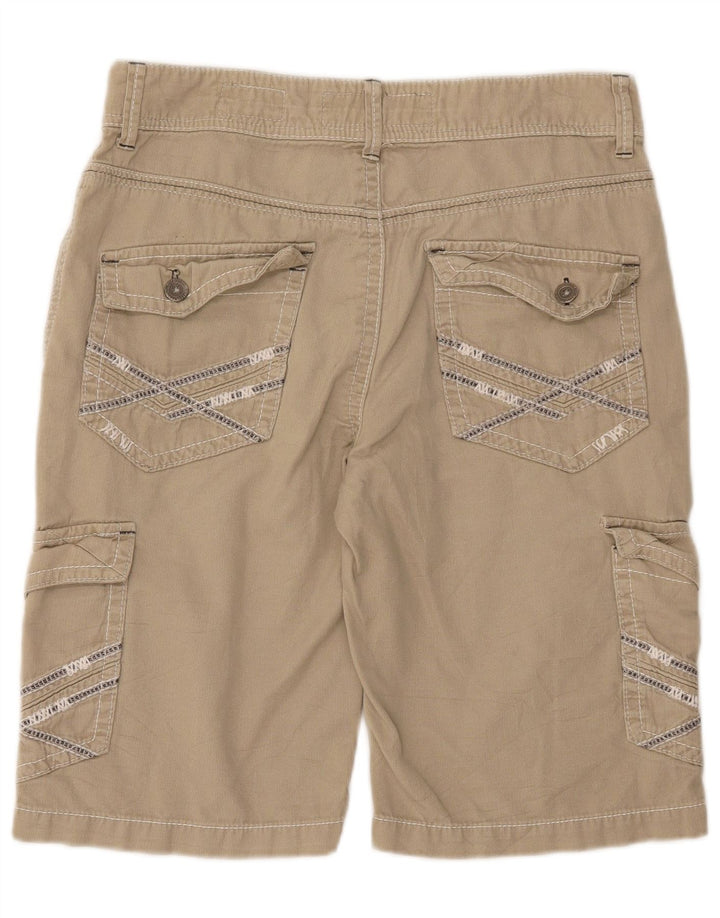 BKE Mens Standard Fit Cargo Shorts W31 Medium Beige Cotton