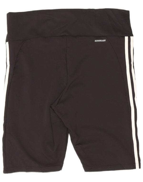 Pantaloncini sportivi Adidas da donna slim fit UK 20/22 XL neri sportivi