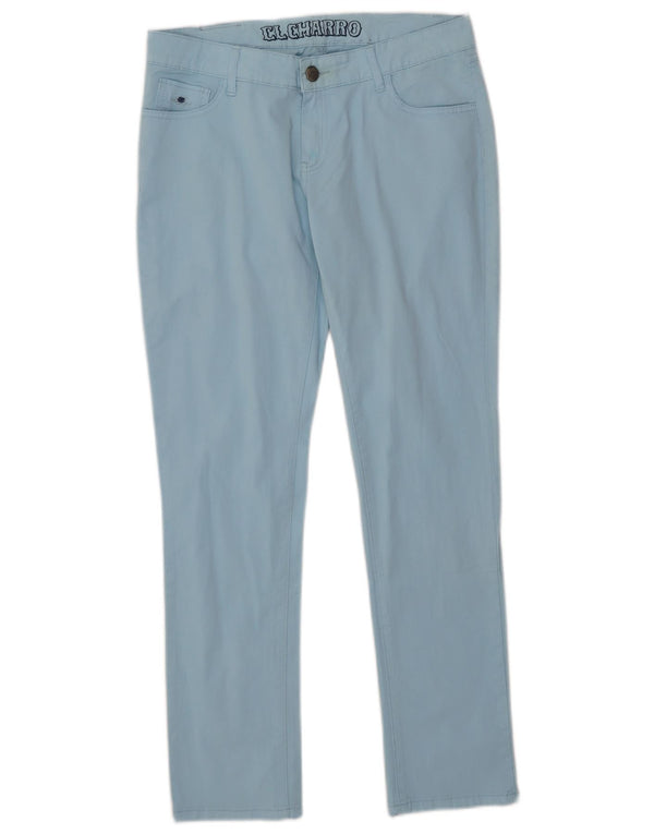 El Charro Γυναικείο Slim Casual Παντελόνι W32 L30 Μπλε Βαμβακερό