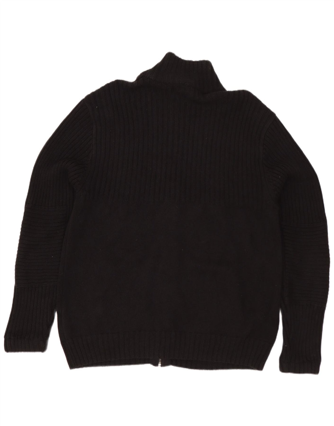 Calvin Klein Jeans Mens Cardigan Sweater Medium Black Cotton