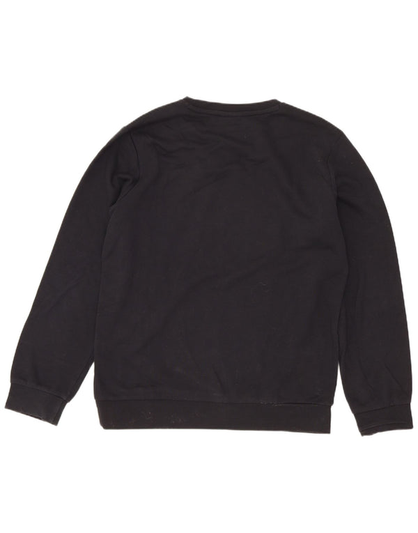 Champion Boys Graphic Sweatshirt Jumper 11-12 Years Large Black Sports