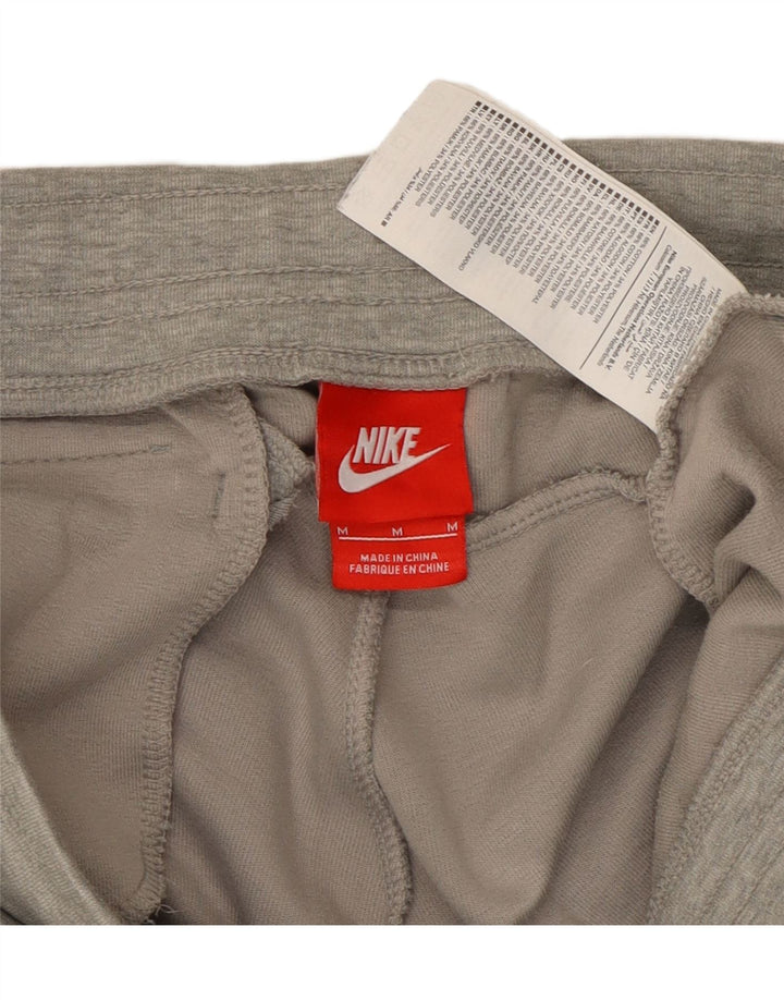 Nike Mens Tracksuit Trousers Joggers Medium  Grey Colourblock Cotton