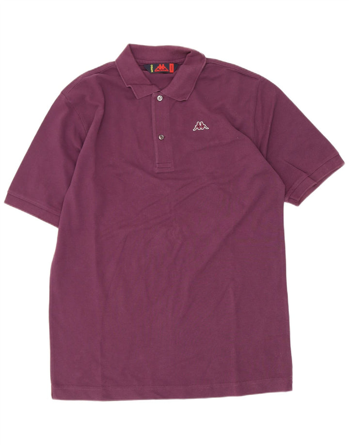 Kappa Polo Homme Marron Moyen Coton