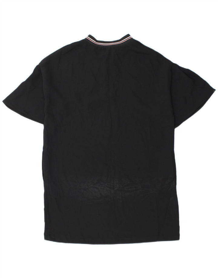 Zara Damen-Etuikleid mit Reißverschluss am Hals, UK 14, Mittelschwarzes Polyester