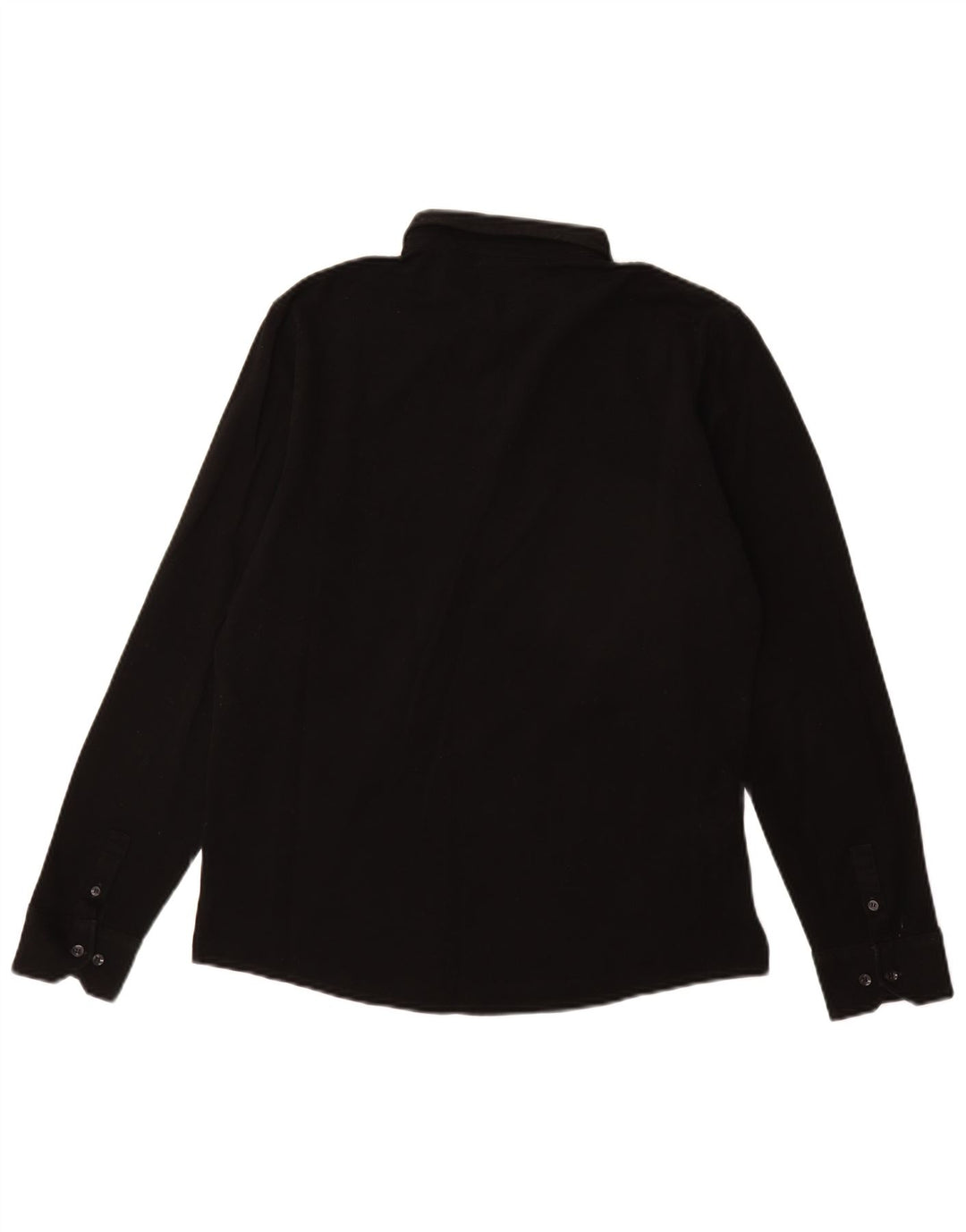 LACOSTE Mens Pullover Shirt Size 3 Small Black Cotton