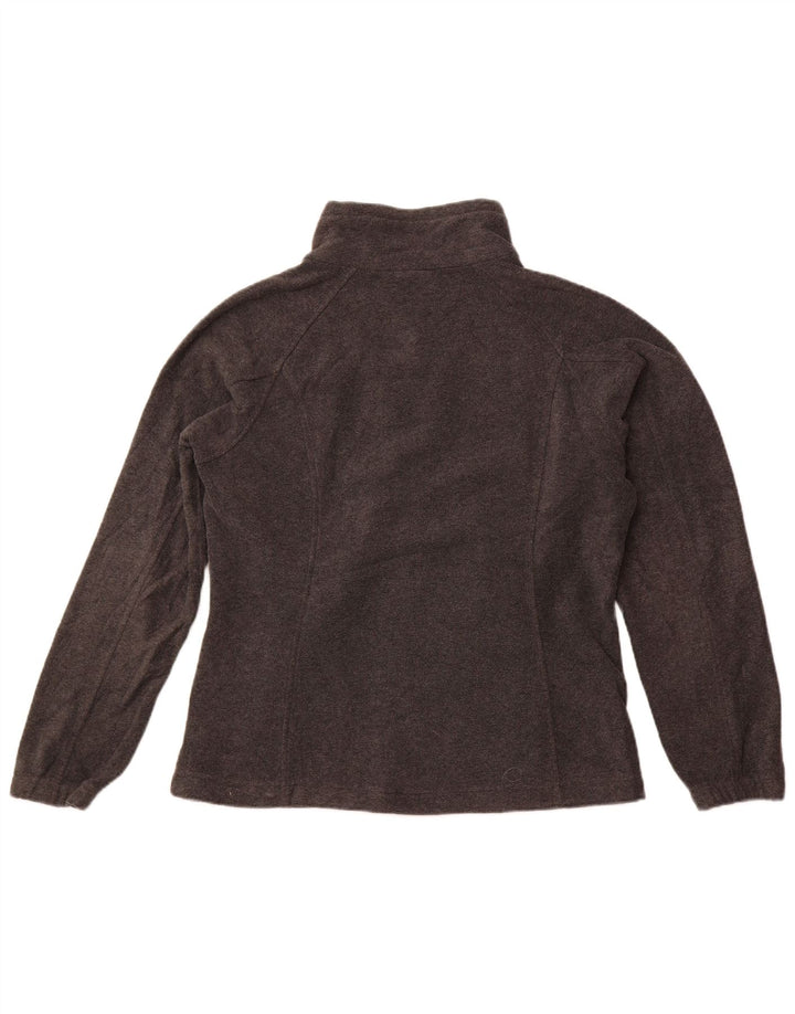 Giacca in pile da donna Columbia UK 16 grande poliestere grigio