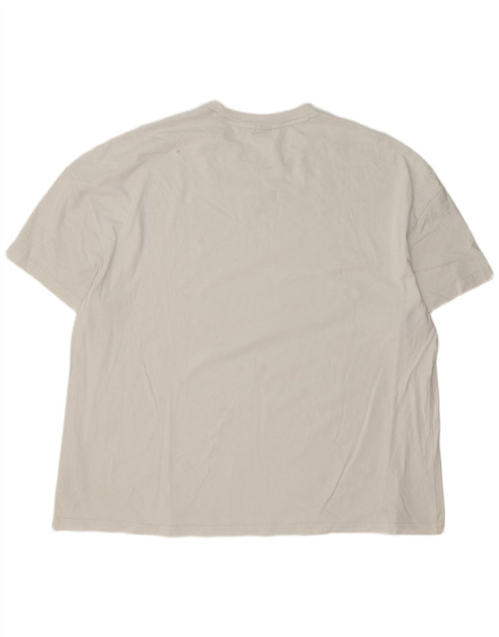 PUMA Mens T-Shirt Top XL White Cotton