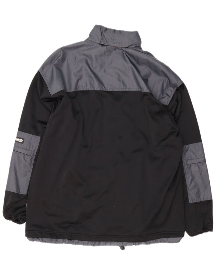 Herod Sport Mens Utility Jacket UK 42 XL Black Colourblock Polyester
