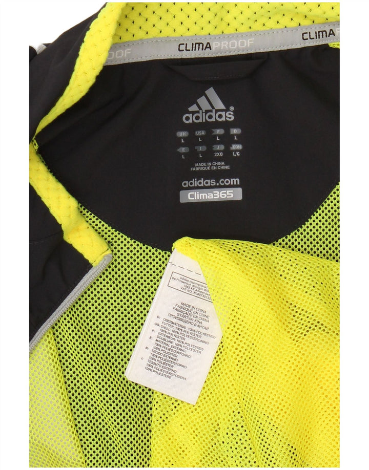ADIDAS Veste de pluie Clima 365 pour homme UK 40 Large Bleu marine Polyester