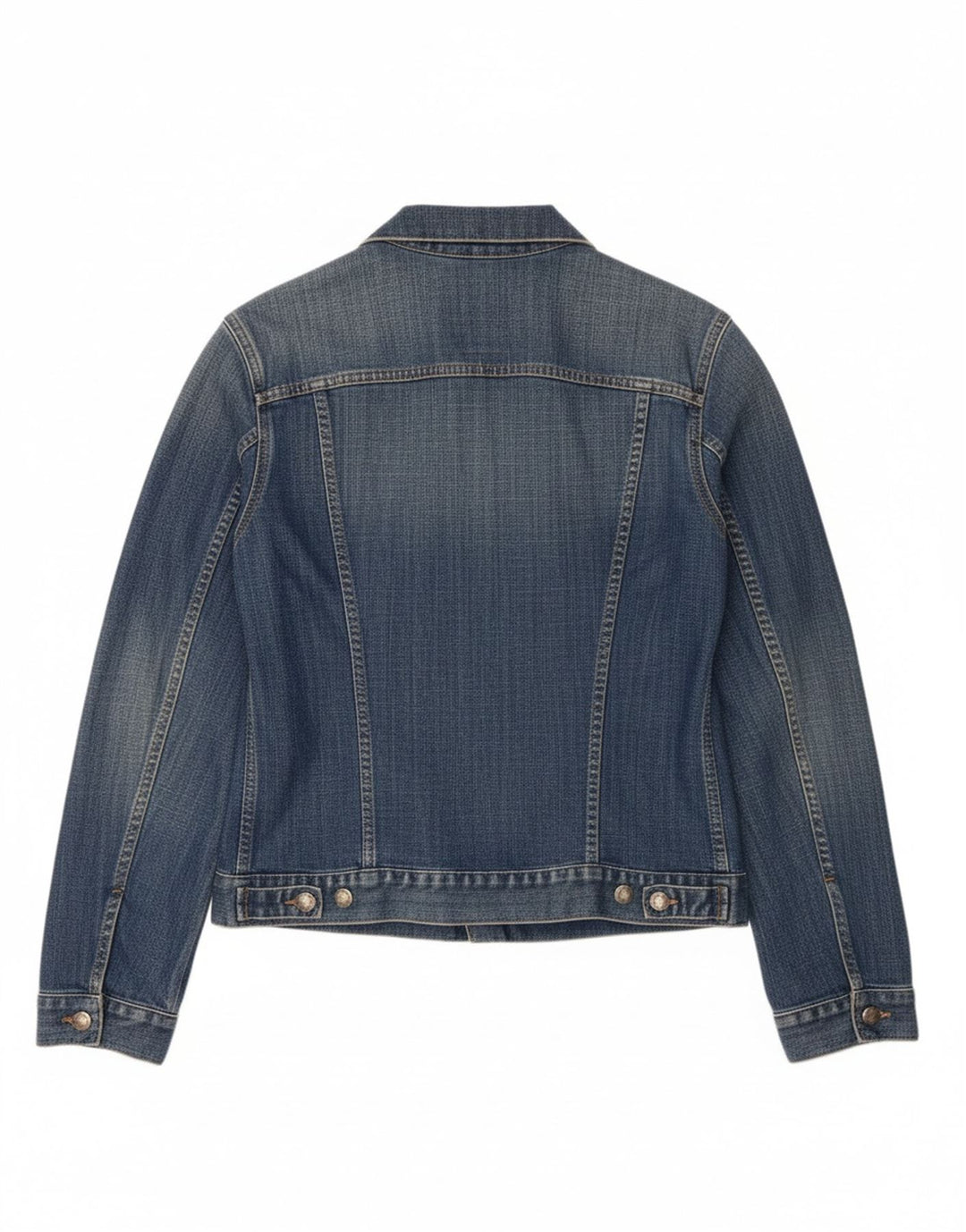 GAS Womens Denim Jacket UK 14 Large Blue Cotton