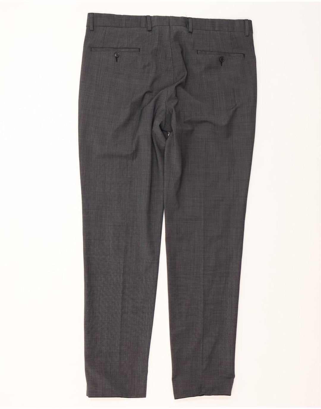 S.Oliver Mens 2 Button Piece Suit UK 46 3XL W38 L32 Grey Polyester