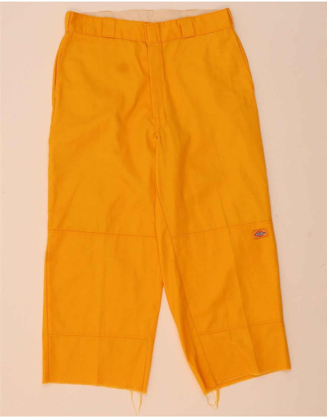 Dickies Herre Crop Cargo Bukser W34 L24 Gul Polyester