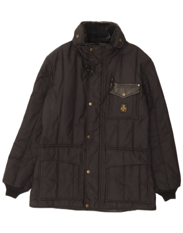 Giacca imbottita Cruz da uomo Refrigiwear UK 42 XL nera in poliammide