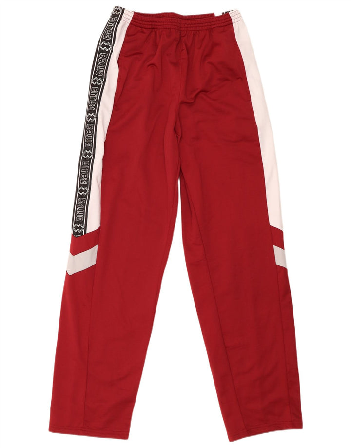 Errea Mens Graphic Tracksuit Trousers Large Burgundy Colourblock Polyester
