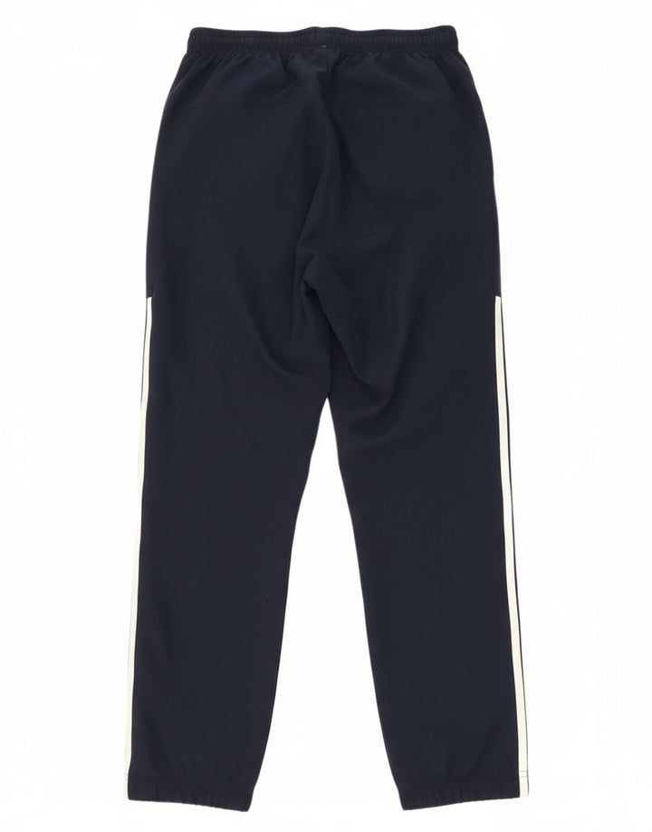 ADIDAS Mens Tracksuit Trousers Small  Navy Blue Polyester