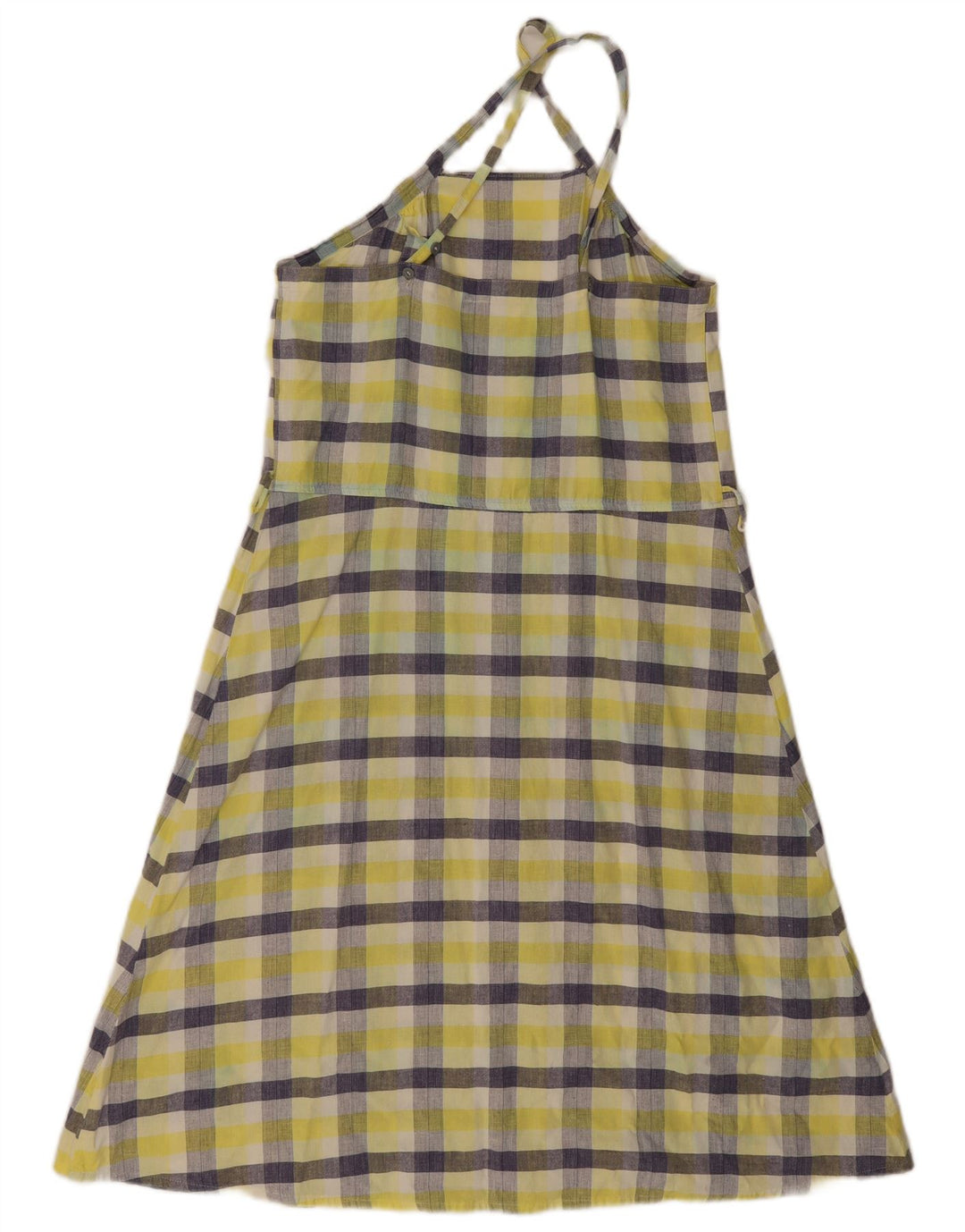 Frette Γυναικεία Ποδιά Φόρεμα IT 45 Medium Yellow Check