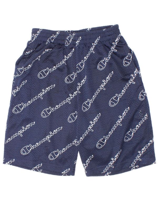 Champion drenge grafiske sportsshorts 9-10 år medium marineblå polyester
