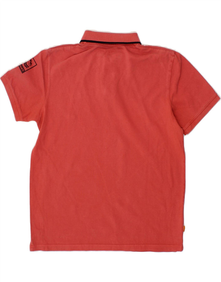 TIMBERLAND Mens Regular Fit Polo Shirt Small Red Cotton Vintage Timberland and Second-Hand Timberland from Messina Hembry 
