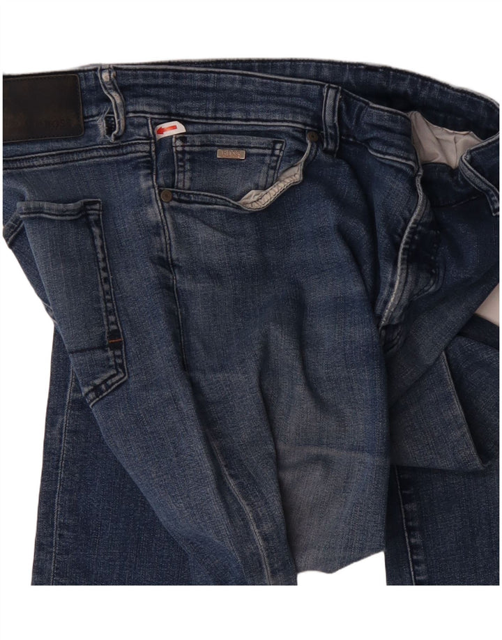 Hugo Boss Mens Straight Jeans  W38 L31 Blue