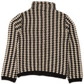 Vintage Womens Turtle Neck Jumper Sweater EU 38/40 Medium Black Striped