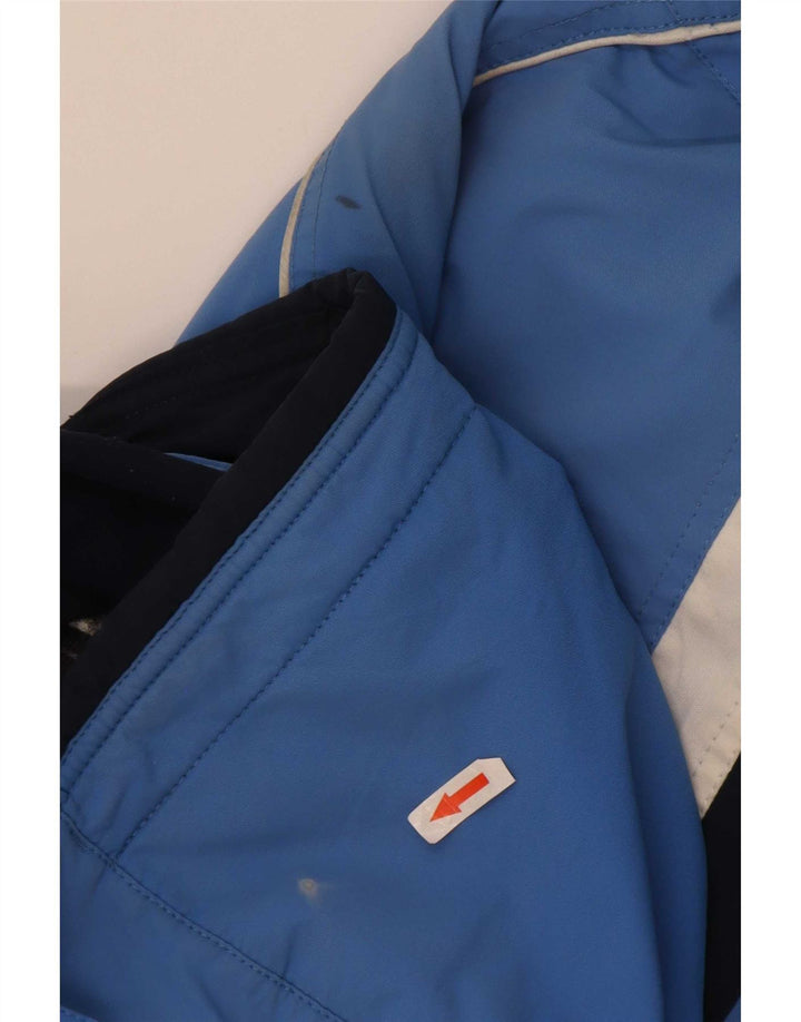 Aesse Mens Hooded Ski Jacket IT 52 XL Blue Colourblock Polyamide