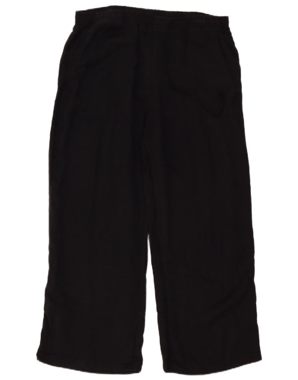 Damskie spodnie Zara o luźnym kroju z wysokim stanem XL W36 L29 czarne