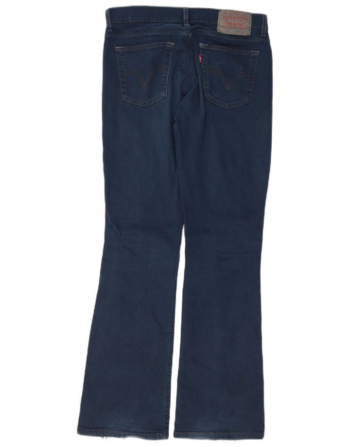 Jeans bootcut da donna LEVI'S W30 L32 cotone blu navy