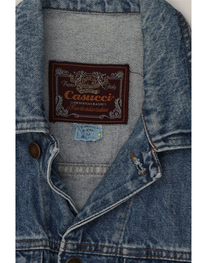 Casucci Giacca in denim da uomo UK 38 Cotone blu medio