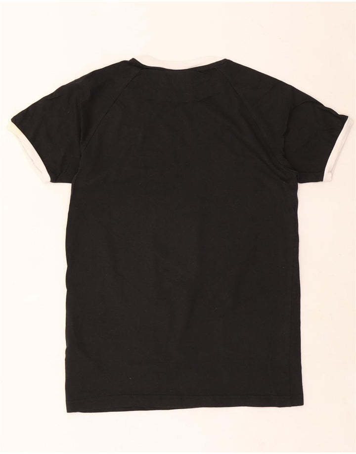 ADIDAS Mens T-Shirt Top Small Black Cotton Vintage Adidas and Second-Hand Adidas from Messina Hembry 