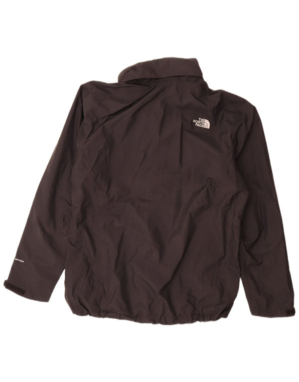 The North Face Mens Dryvent kapucnis esőkabát UK 40 nagy fekete nylon