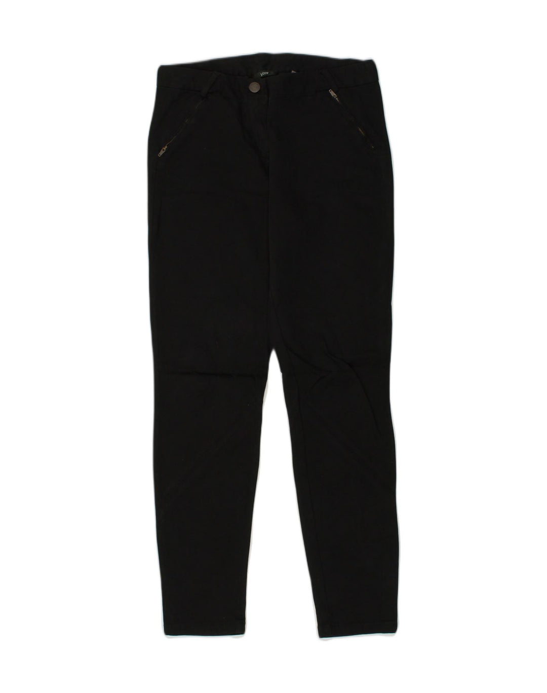 J. CREW Womens Slim Casual Trousers US 2 XS W30 L30  Black Cotton | Vintage J. Crew | Thrift | Second-Hand J. Crew | Used Clothing | Messina Hembry 