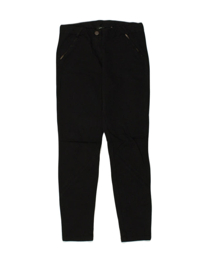 J. CREW Womens Slim Casual Trousers US 2 XS W30 L30  Black Cotton | Vintage J. Crew | Thrift | Second-Hand J. Crew | Used Clothing | Messina Hembry 
