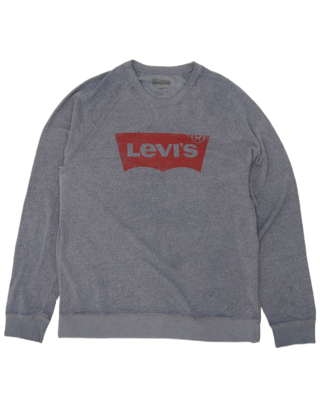 Ανδρικό γραφικό φούτερ Levi's Jumper Large Blue Polyester